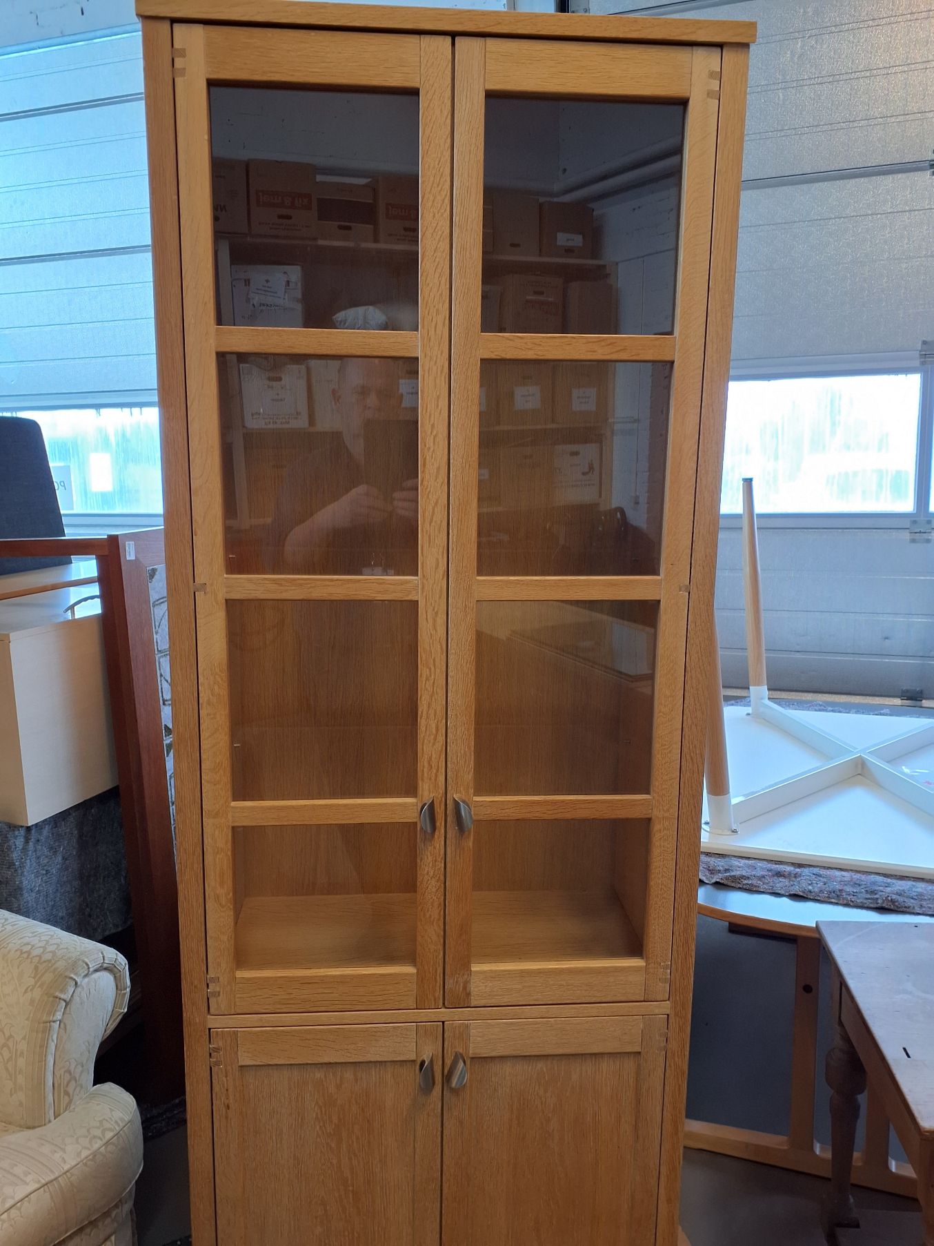 Dansk møbel design Vitrine skab Eg